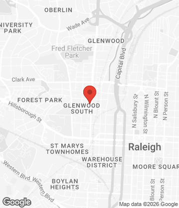 Map of Cuya Cafe + Cocina - 413 Glenwood Ave, Raleigh, NC, 27603, US